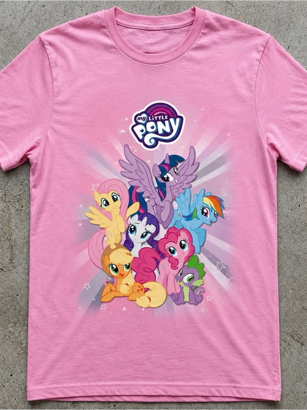 My Little Pony Pink Short Sleeve Graphic Tee
